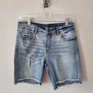 Vigoss Classic Fit Medium Wash Jagger Bermuda Shorts W 29